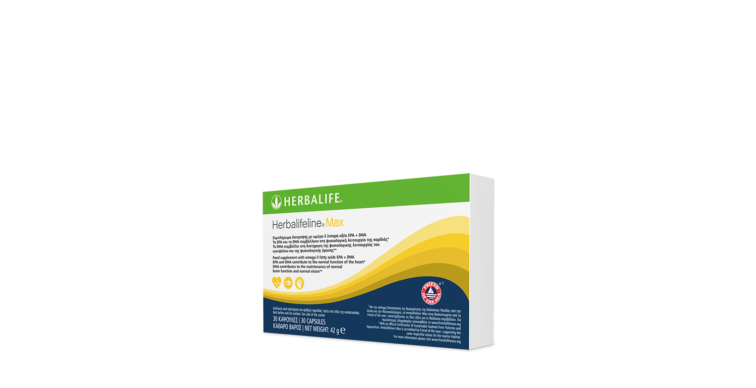 Herbalifeline Max Omega-3 - 30 κάψουλες